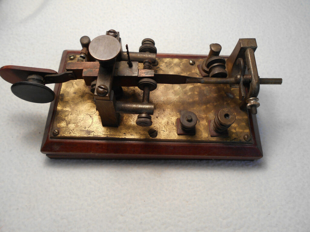 Vintage morse code key